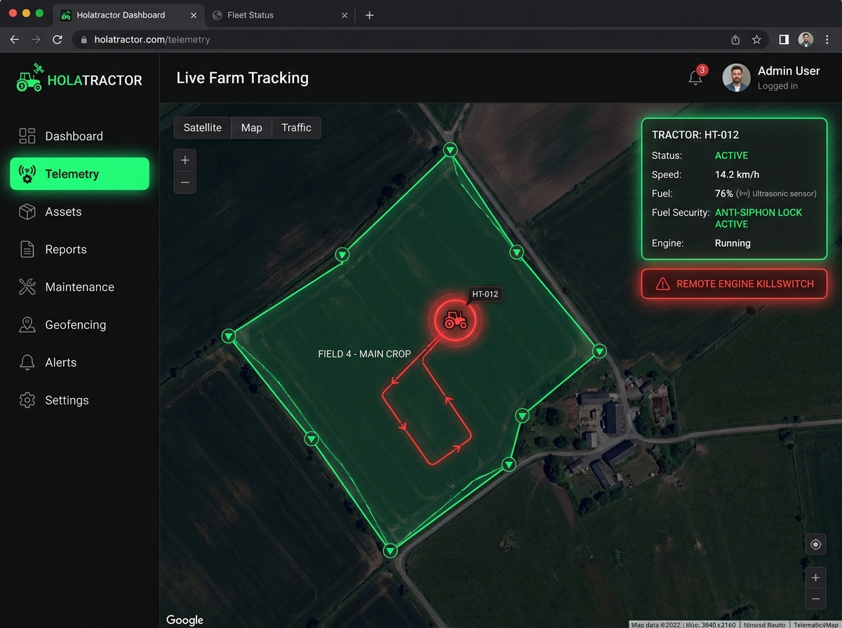 GPS en Tiempo Real y Bloqueo Antirrobo